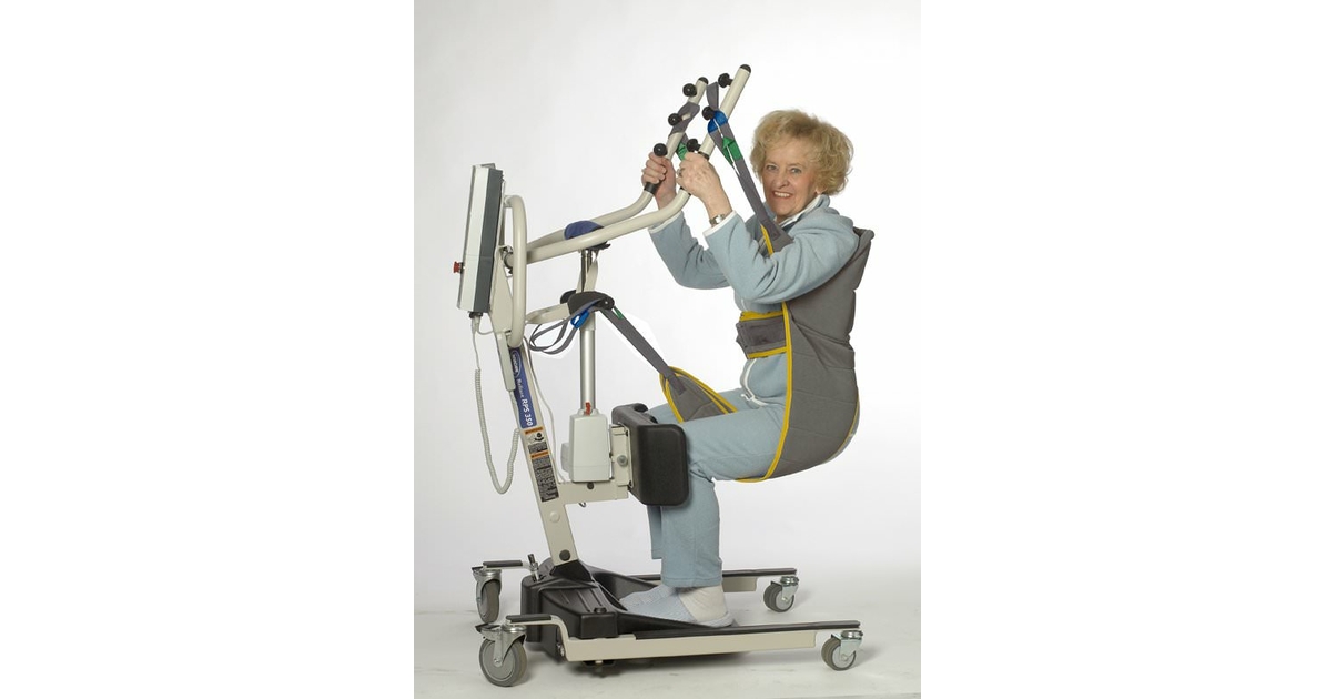 Sangle Transfert stand assist tissu rigide Handicap/Léve personne et